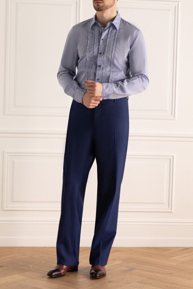 Dolce & Gabbana long sleeve cotton shirt with draped placket 994802 - photo 2