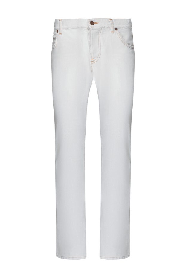 Dolce & Gabbana beige stretch denim jeans with a classic fit 994853 - photo 1