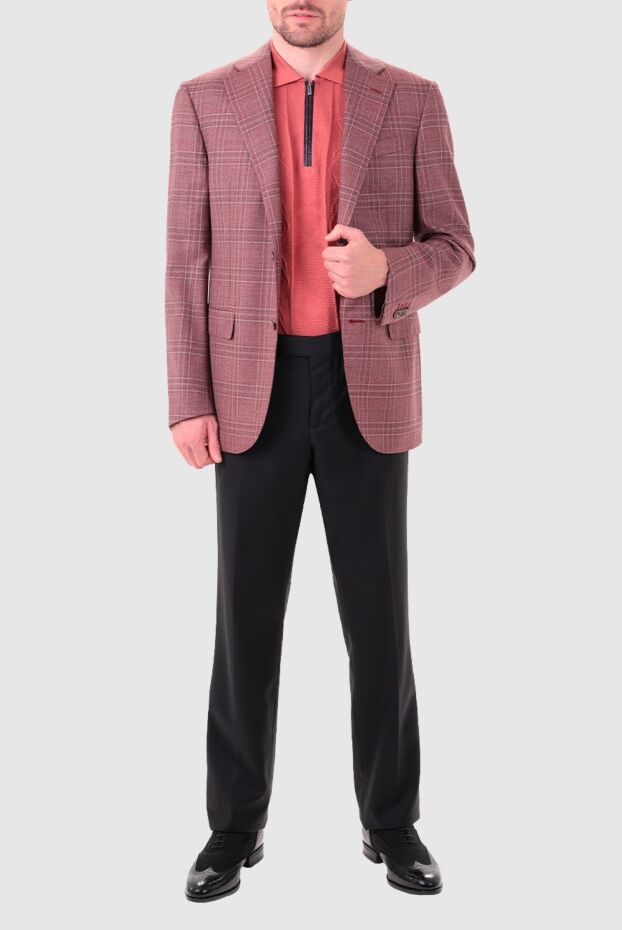 Gucci black microstructured fabric trousers with tapered legs and a clear crease 998929 - photo 2