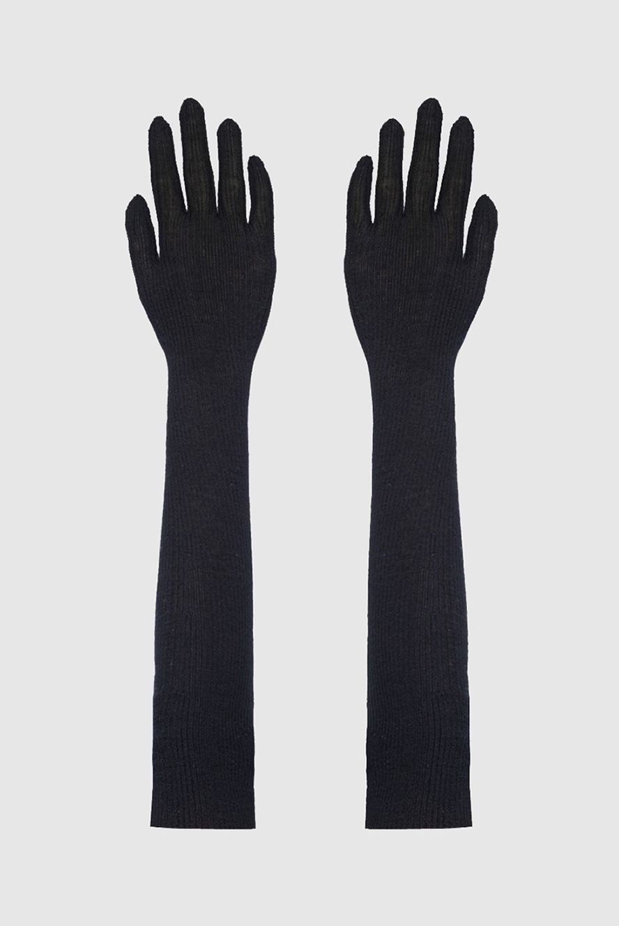 Dolce & Gabbana жіночі рукавички видовжені з вовни чорні жіночі купити фото з цінами 139626