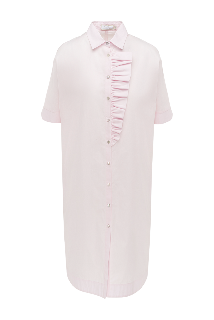 Barba Napoli женские платье из хлопка розовое женское купить с ценами и фото 140390 - фото 1