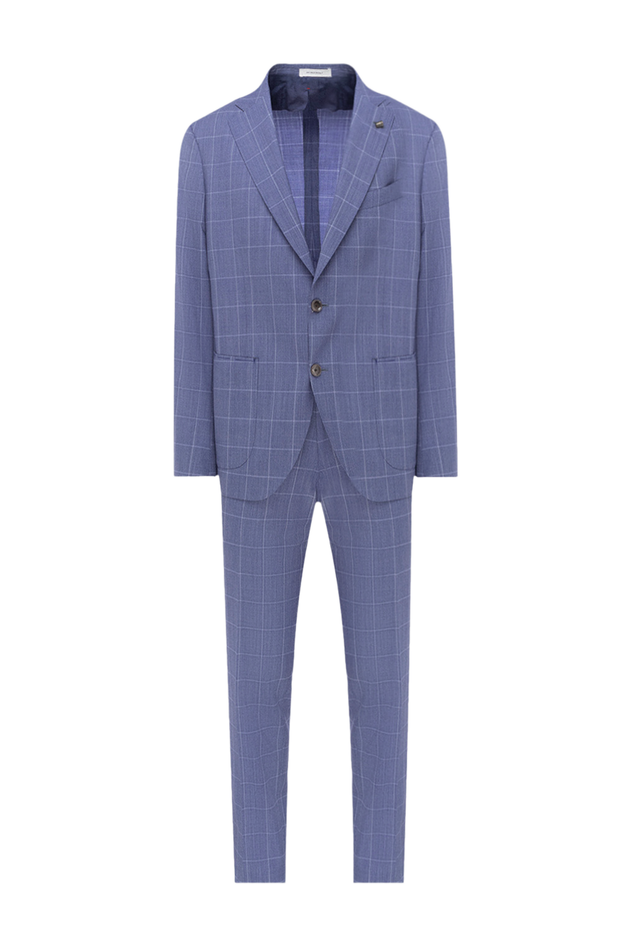 Sartoria Latorre man men's suit made of blue wool 144517 - photo 1