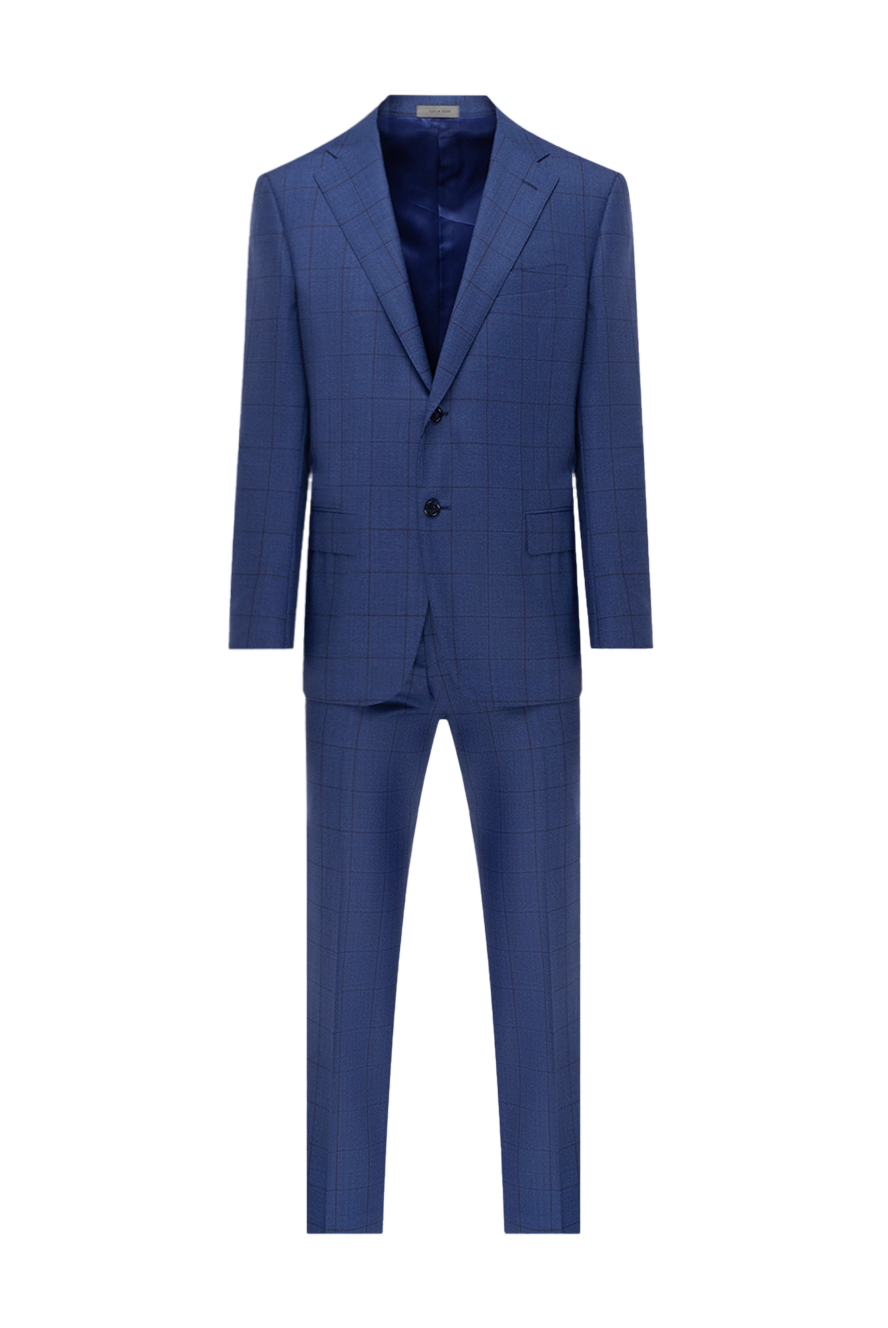 Corneliani man men's suit made of blue wool 145104 - photo 1