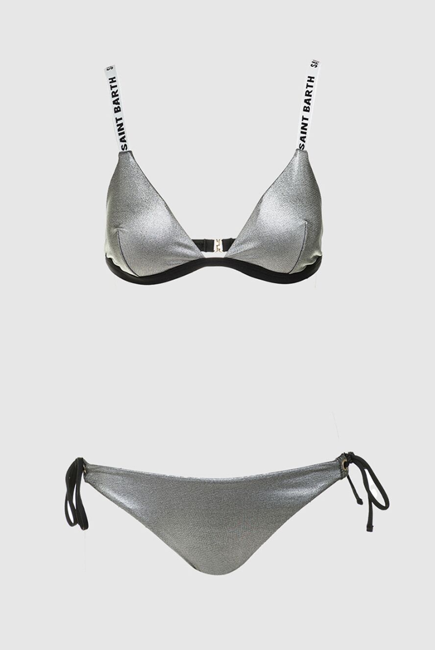 MC2 Saint Barth woman women's gray polyamide and elastane swimsuit top buy with prices and photos 145285 - photo 1