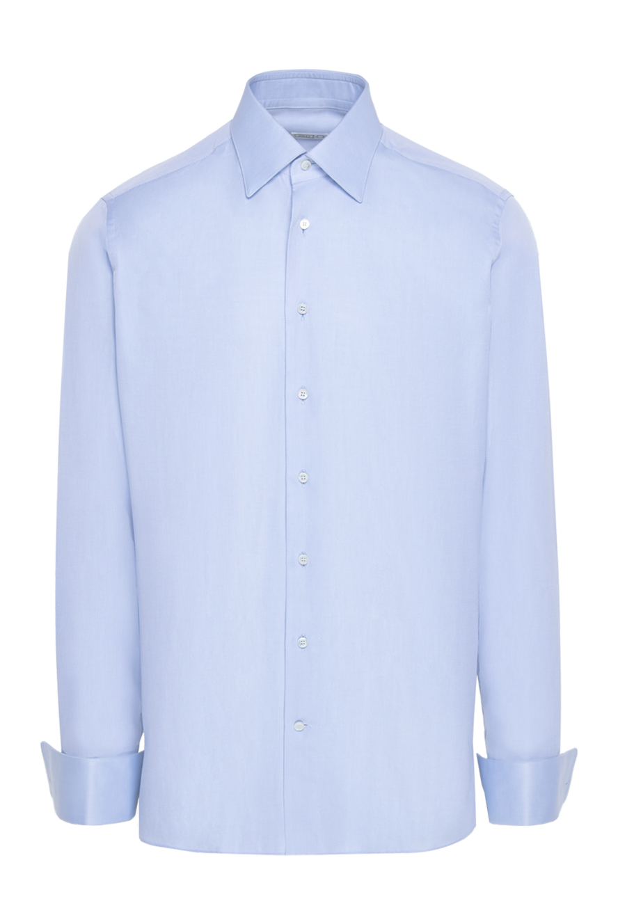 Zilli man blue cotton shirt for men 150639 - photo 1