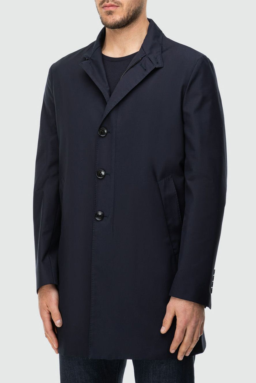 Montecore чоловічі пальто з поліестеру та віскози синє чоловіче купити фото з цінами 151564