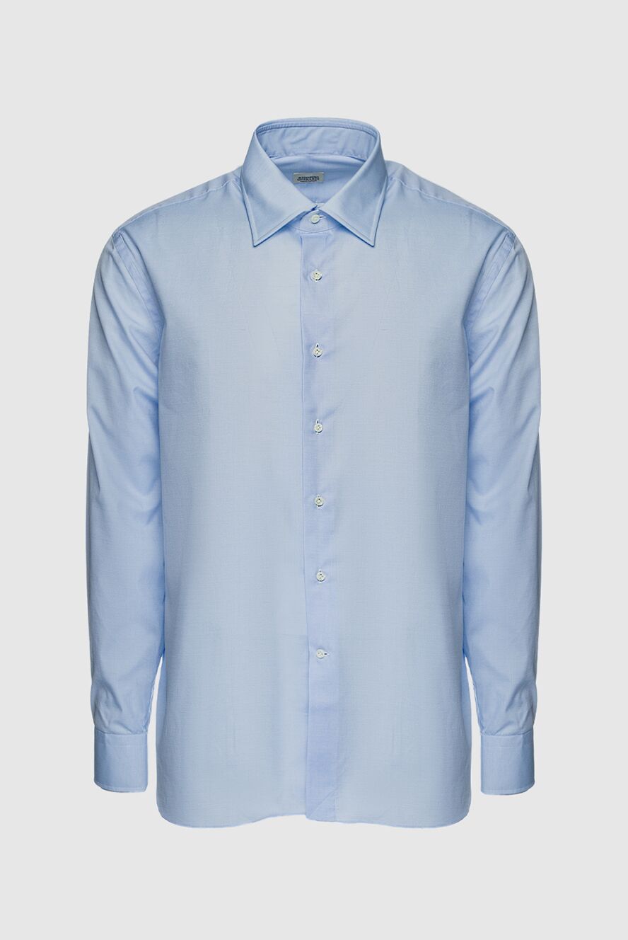 Alessandro Gherardi man blue cotton shirt for men buy with prices and photos 152669 - photo 1