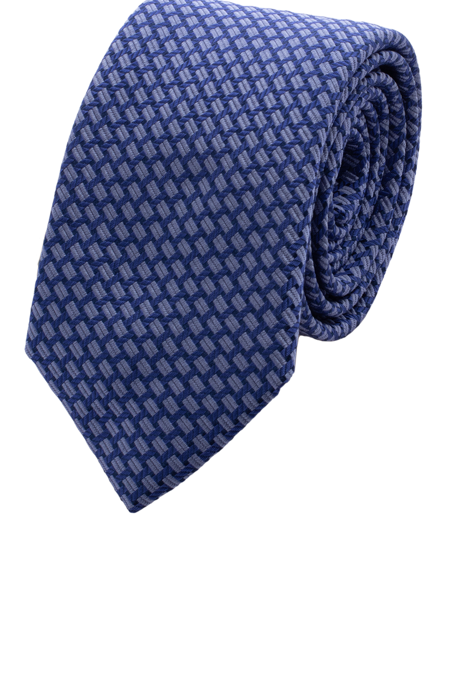 Corneliani чоловічі краватка з шовку синя чоловіча купити фото з цінами 153844