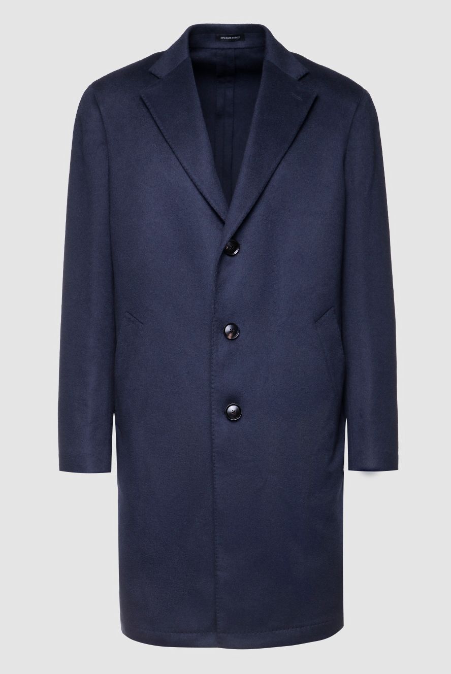 Sartoria Latorre чоловічі пальто з кашеміру синє чоловіче купити фото з цінами 155860