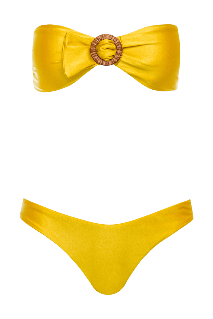Zimmermann жіночі купальник роздільний з поліаміду та еластану жовтий жіночий купити фото з цінами 156579 - фото 1