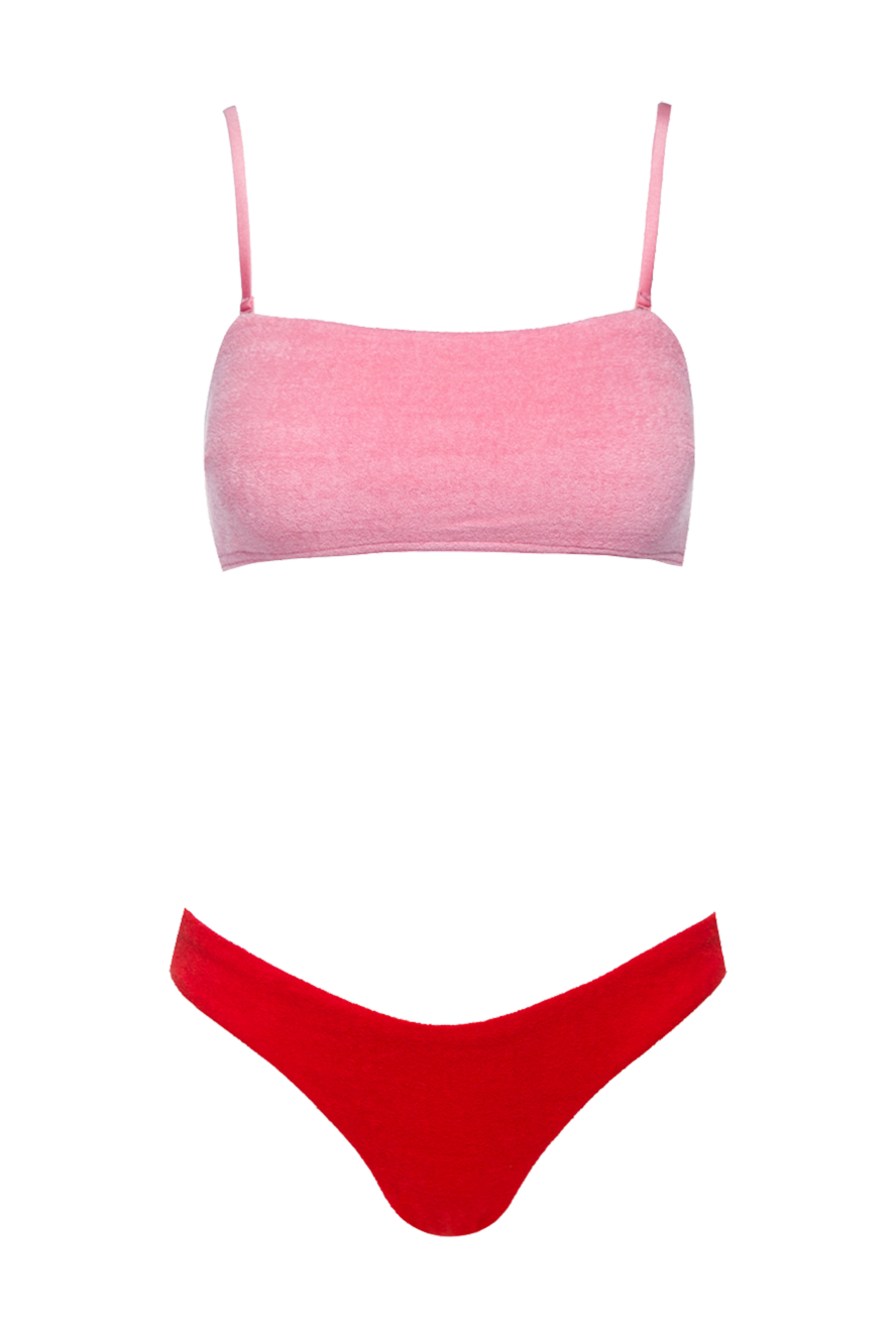 Zimmermann жіночі купальник роздільний червоний жіночий купити фото з цінами 156586 - фото 1