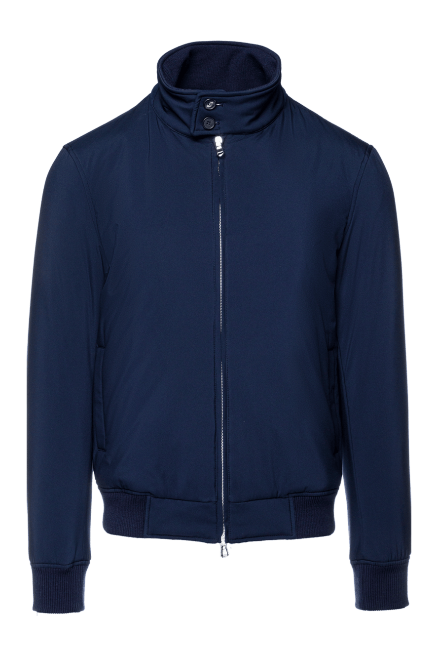 Cesare di Napoli мужские куртка из полиэстера синяя мужская купить с ценами и фото 157153 - фото 1
