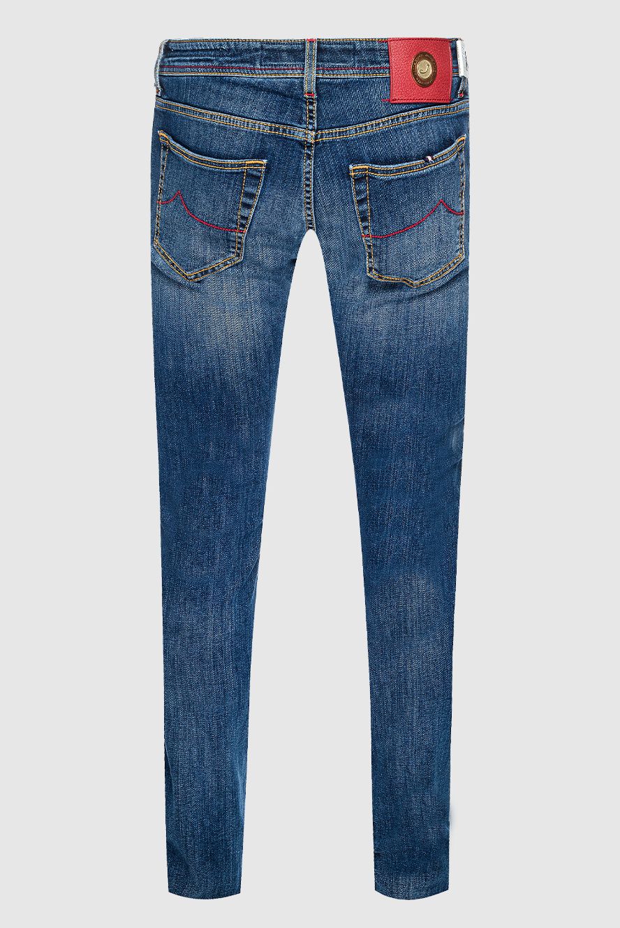 Jacob Cohen чоловічі джинси з бавовни та поліестеру сині чоловічі купити фото з цінами 159455