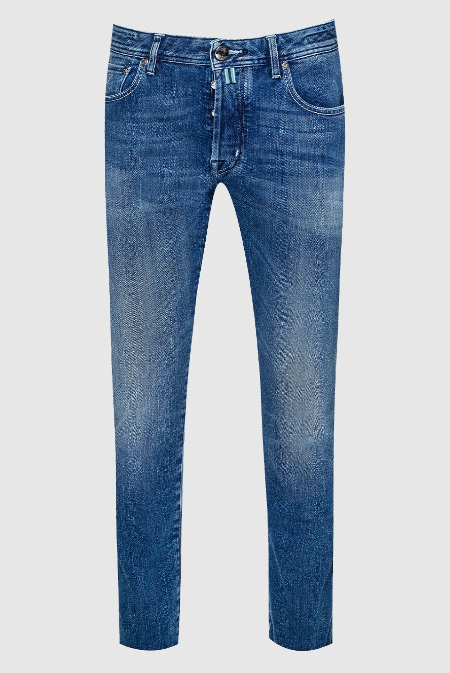 Jacob Cohen чоловічі джинси з бавовни сині чоловічі купити фото з цінами 159463