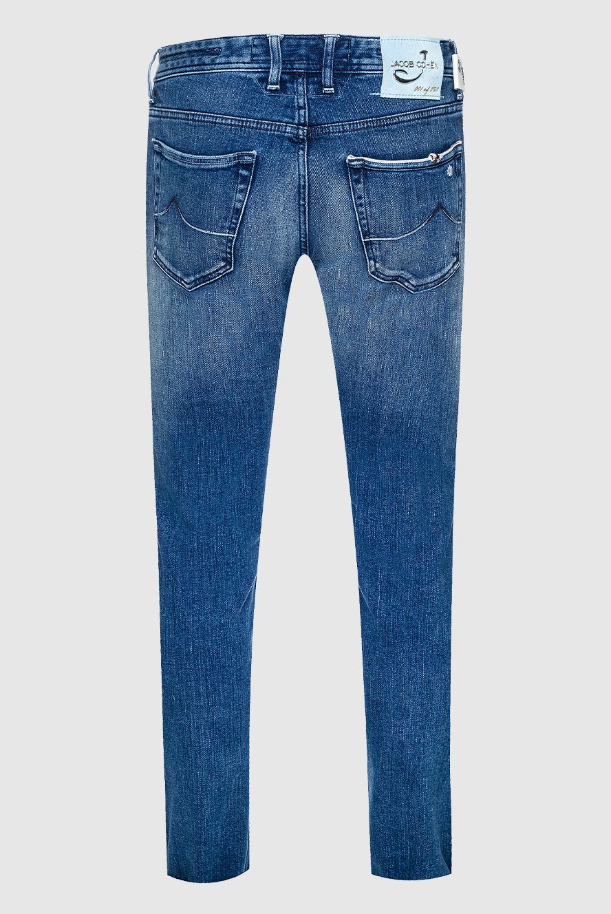 Jacob Cohen чоловічі джинси з бавовни сині чоловічі купити фото з цінами 159463