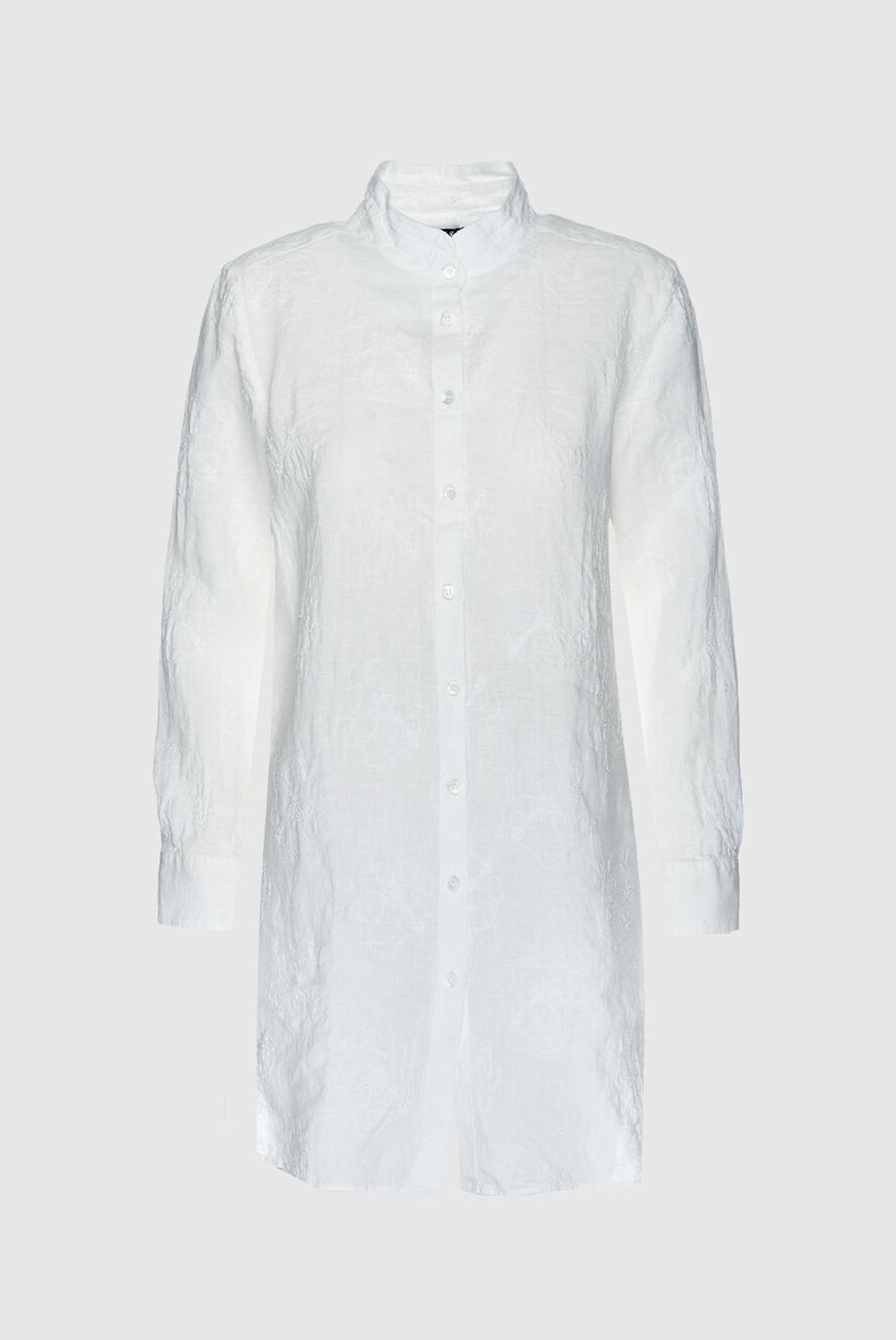 MC2 Saint Barth жіночі рубашка з льону біла жіноча купити фото з цінами 159511 - фото 1