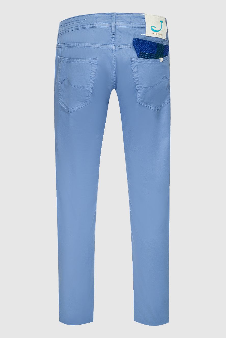 Jacob Cohen чоловічі джинси з бавовни блакитні чоловічі купити фото з цінами 160183