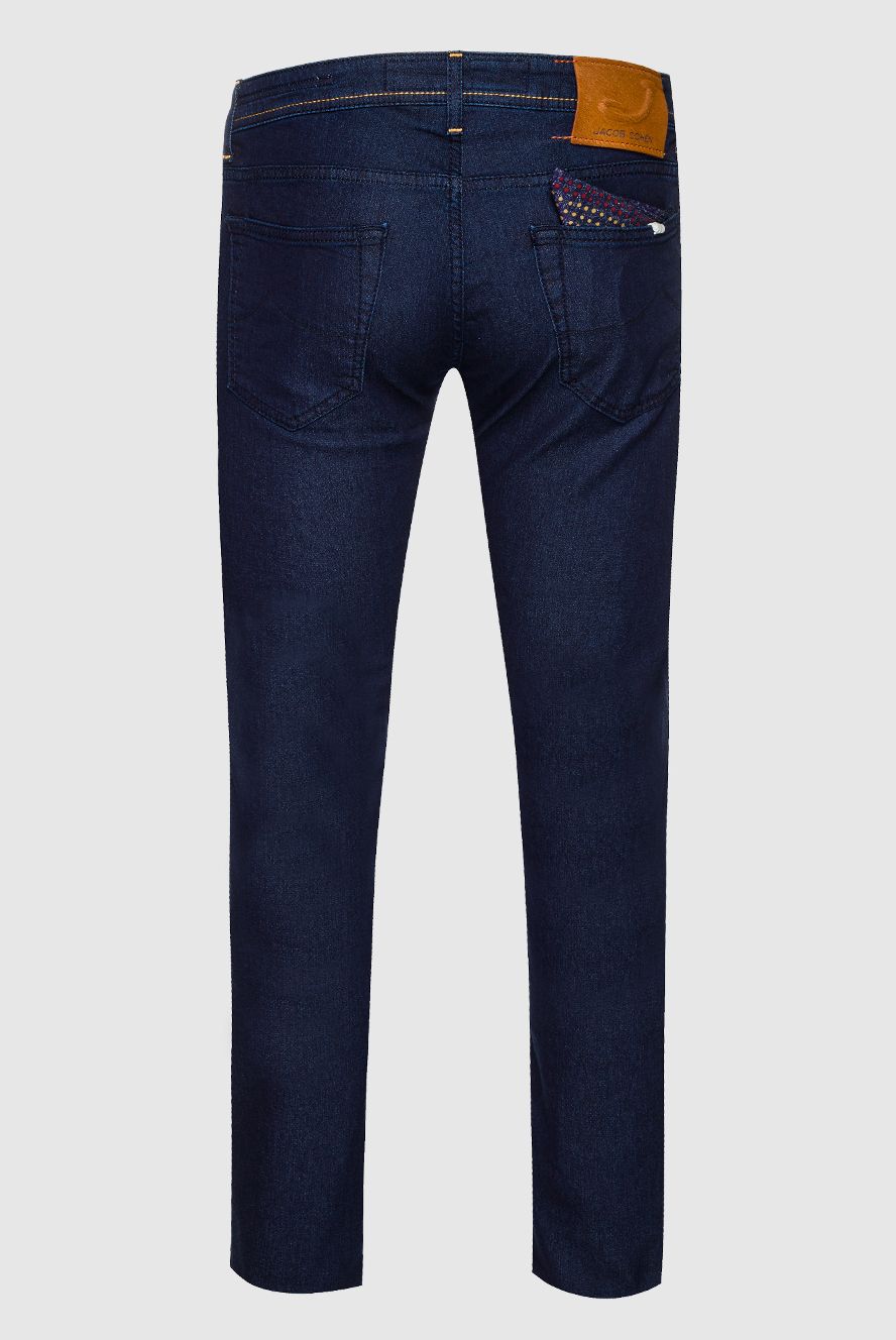Jacob Cohen чоловічі джинси з бавовни та поліаміду сині чоловічі купити фото з цінами 160184