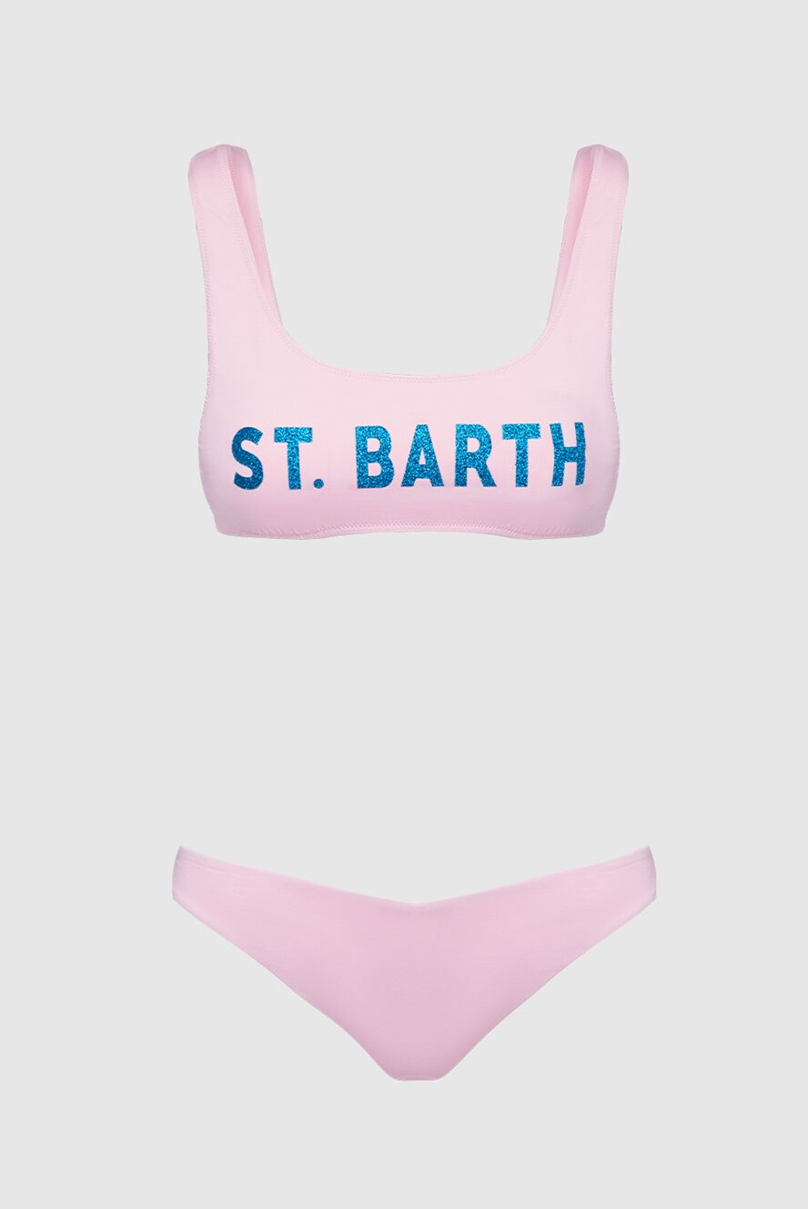 MC2 Saint Barth жіночі купальник роздільний з поліаміду та еластану рожевий жіночий купити фото з цінами 160898 - фото 1