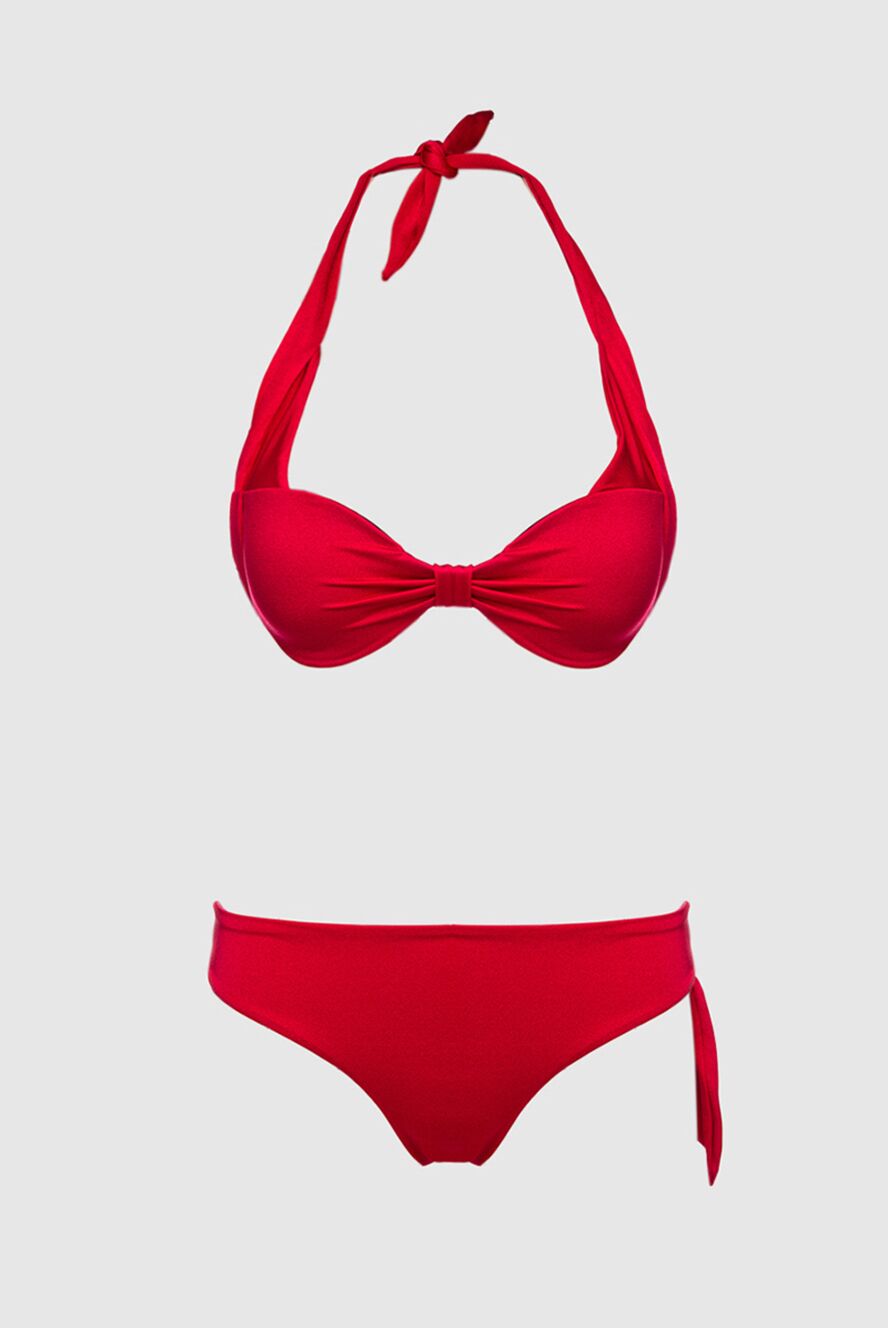 MC2 Saint Barth жіночі купальник роздільний з поліаміду та еластану червоний жіночий купити фото з цінами 160903 - фото 1