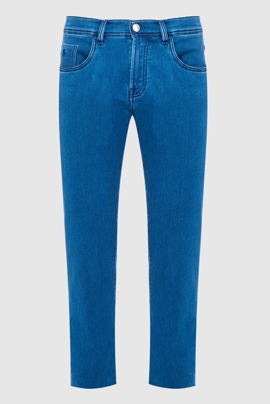 Scissor Scriptor мужские джинсы из хлопка и полиэстера синие мужские купить с ценами и фото 161335 - фото 1