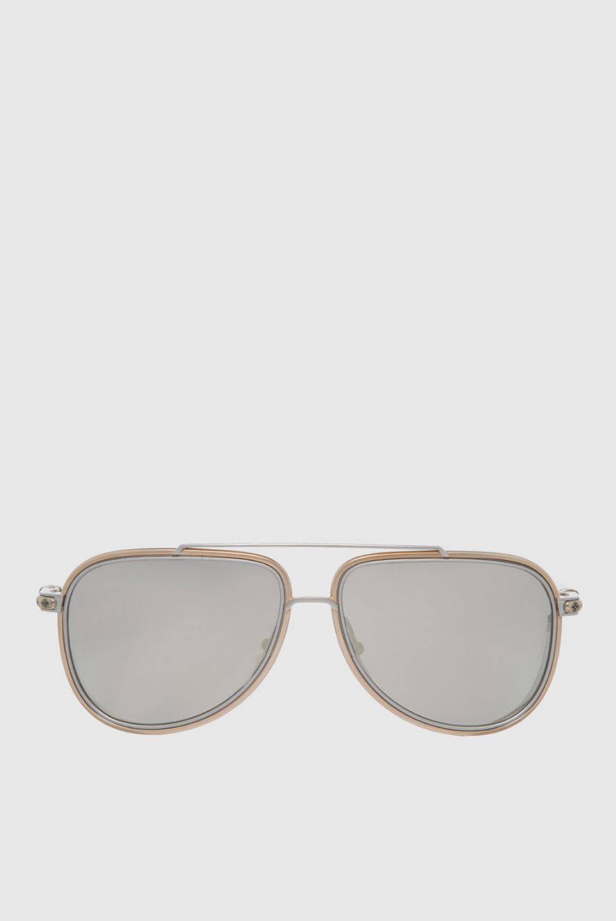 Chrome Hearts чоловічі окуляри сонцезахисні з металу та пластику жовті чоловічі купити фото з цінами 161397
