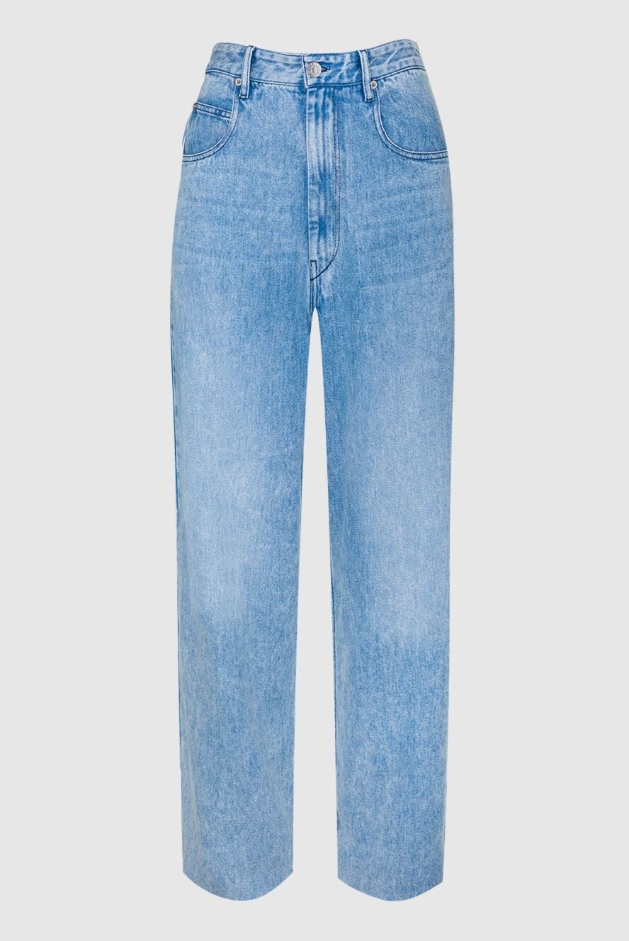 Jeans made of lyocell blue for women