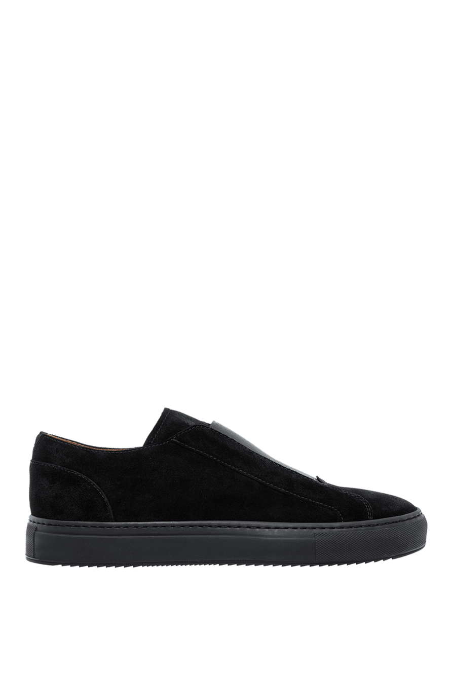 Doucal`s man black nubuck sneakers for men buy with prices and photos 161847 - photo 1