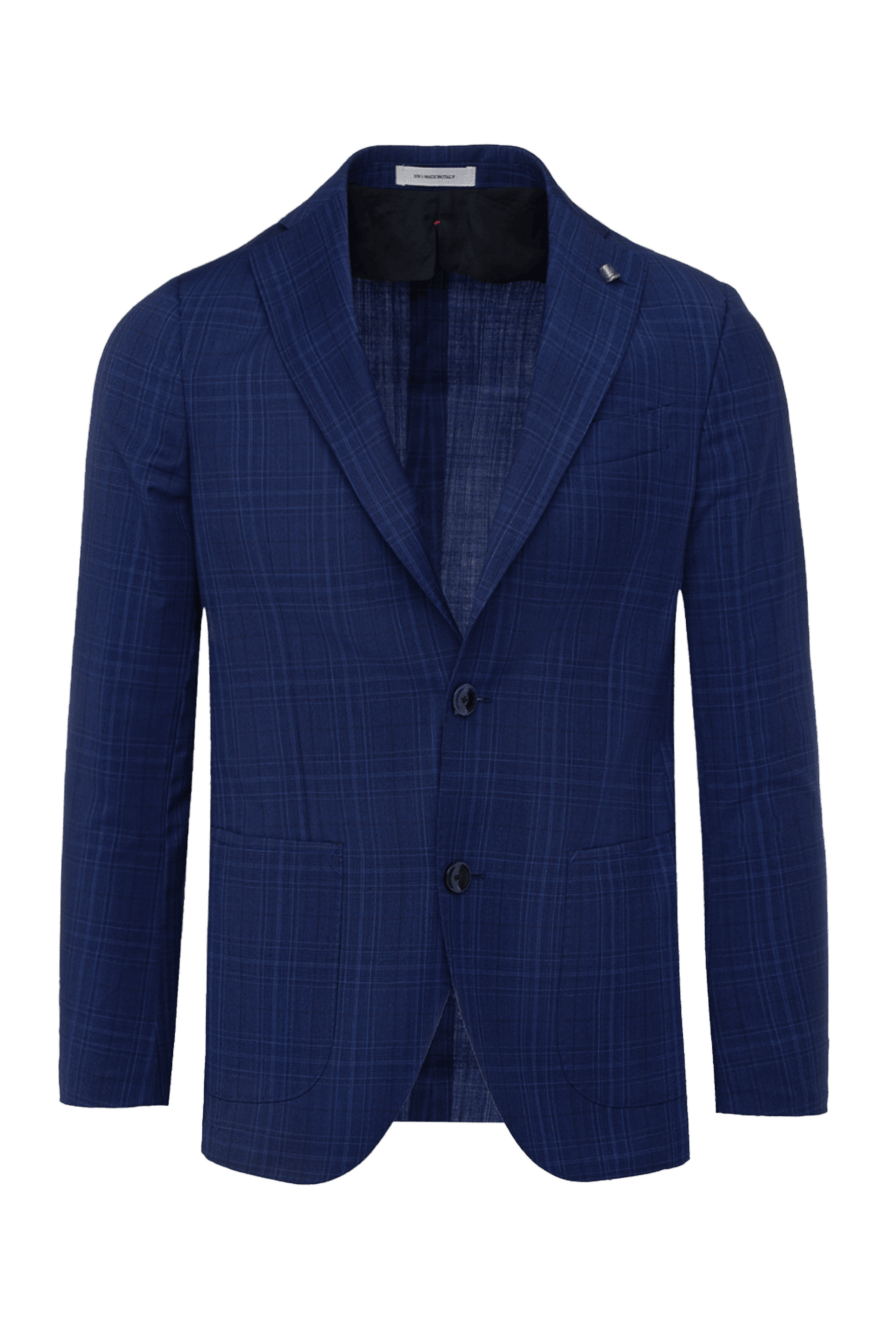 Sartoria Latorre man blue wool jacket for men 162276 - photo 1