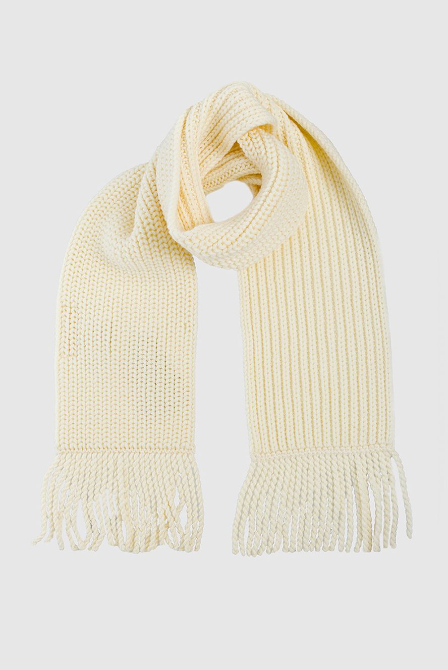 Ermanno Scervino жіночі шарф з шерсті бежевий жіночий купити фото з цінами 163303