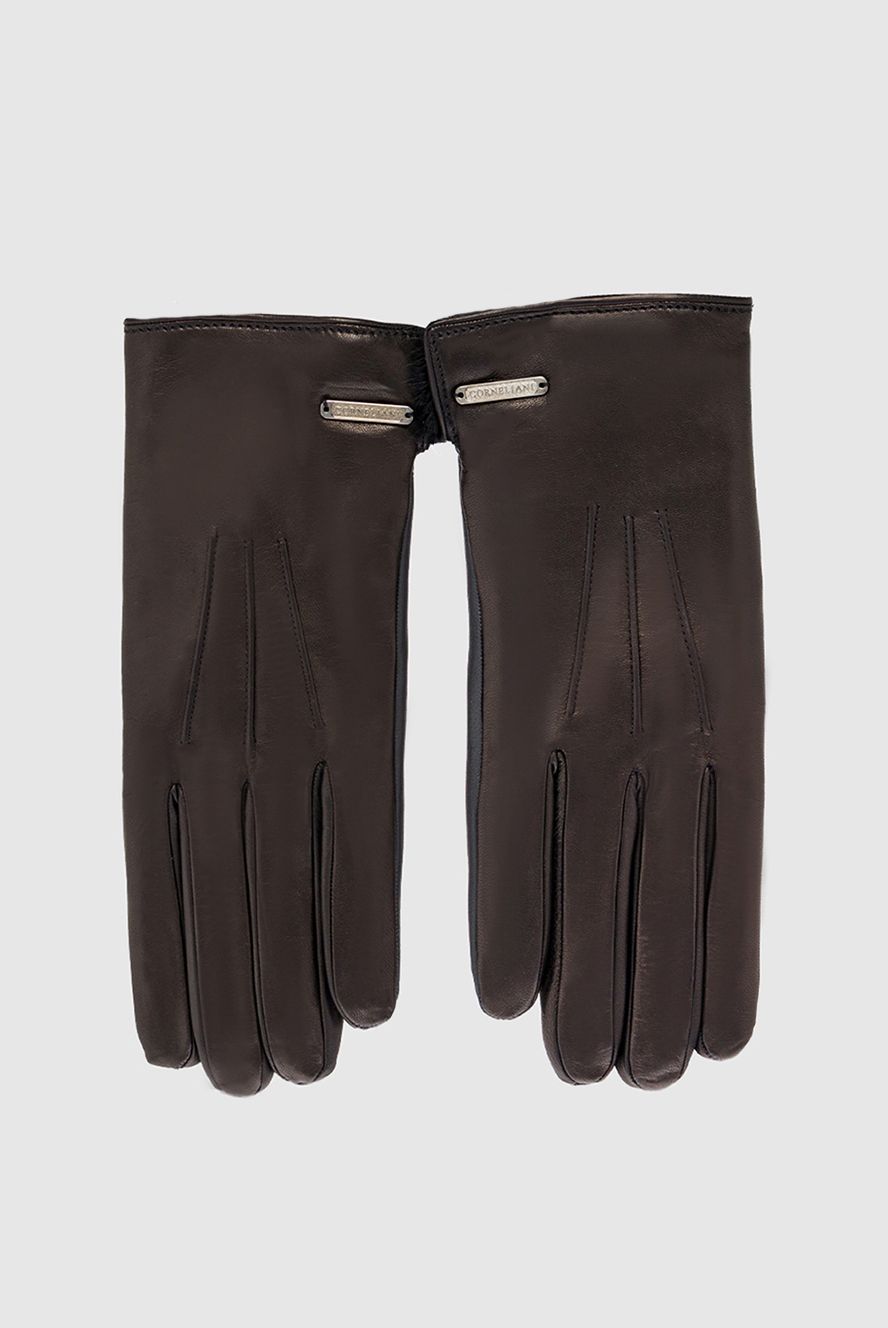 Corneliani чоловічі рукавички зі шкіри чорні чоловічі купити фото з цінами 163345