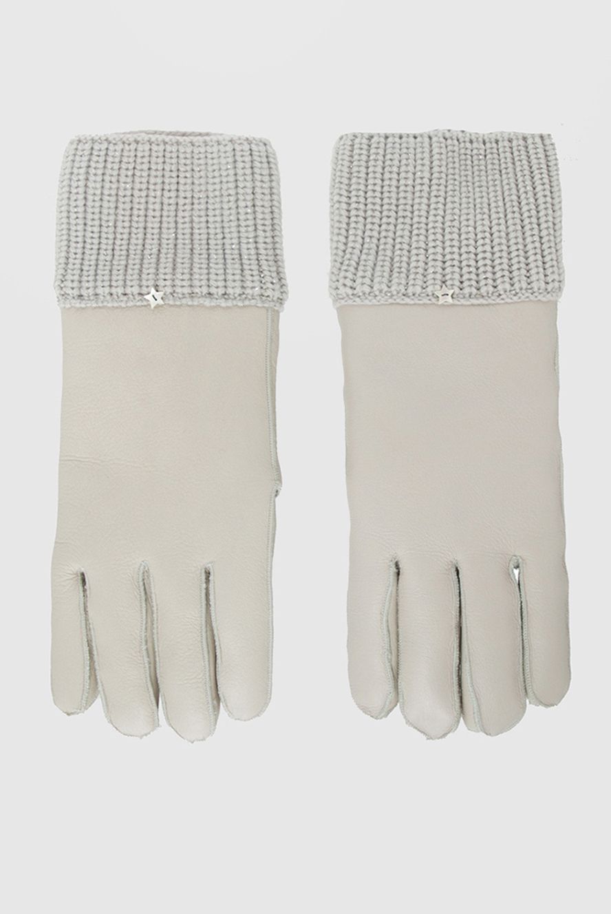 Lorena Antoniazzi жіночі рукавички сірі жіночі купити фото з цінами 163520