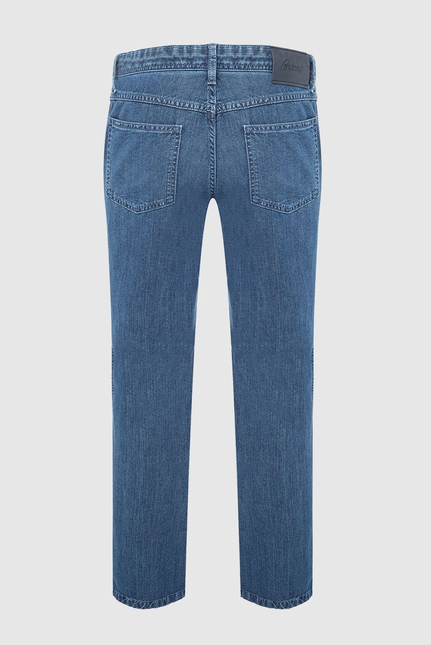 Brioni чоловічі джинси з поліаміду та шовку сині чоловічі купити фото з цінами 164754