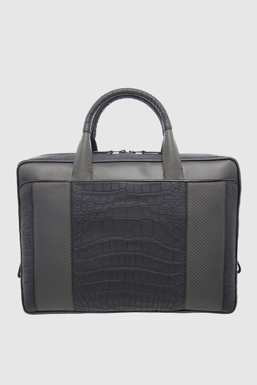 Tardini чоловічі портфель зі шкіри та карбону чорний чоловічий купити фото з цінами 166020
