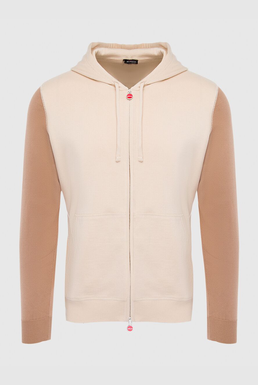 Kiton man beige cotton sweatshirt for men 166373 - photo 1