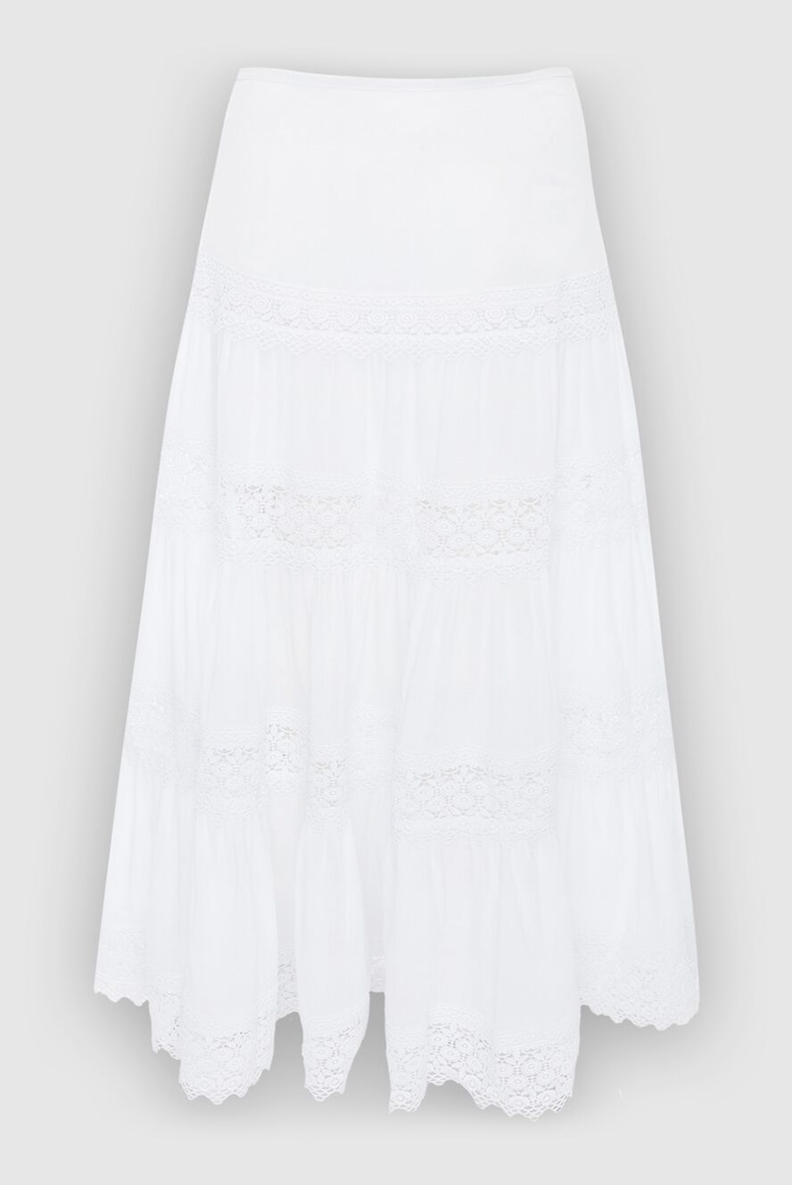 Charo Ruiz woman white cotton and polyester skirt for women buy with prices and photos 166816 - photo 1