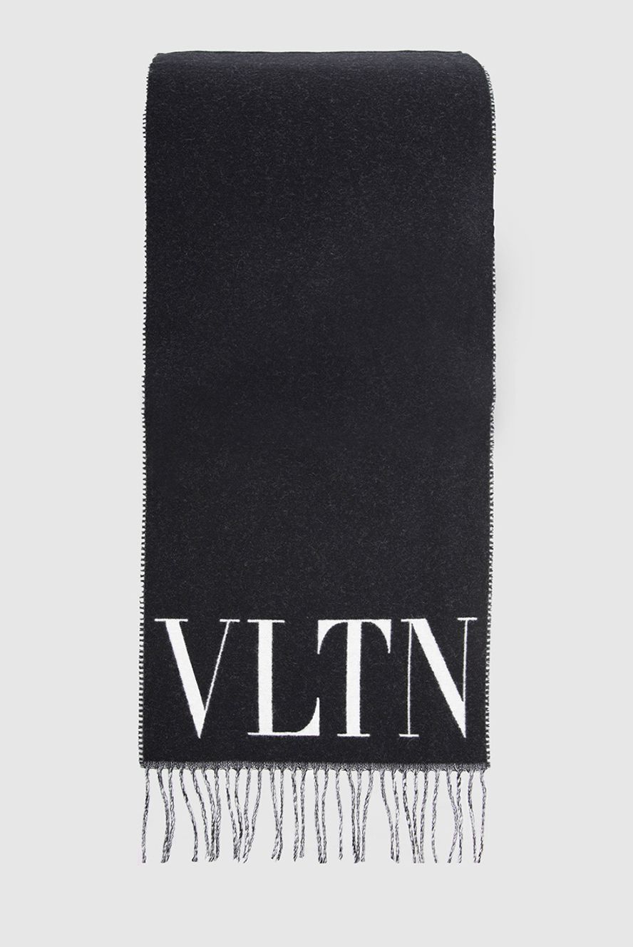 Valentino чоловічі шарф з вовни чорний чоловічий купити фото з цінами 166956