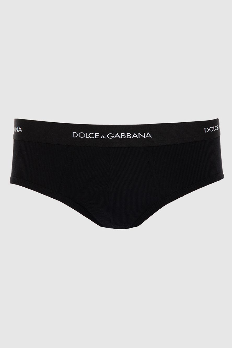 Dolce & Gabbana чоловічі труси брифи з бавовни чорні чоловічі купити фото з цінами 168477