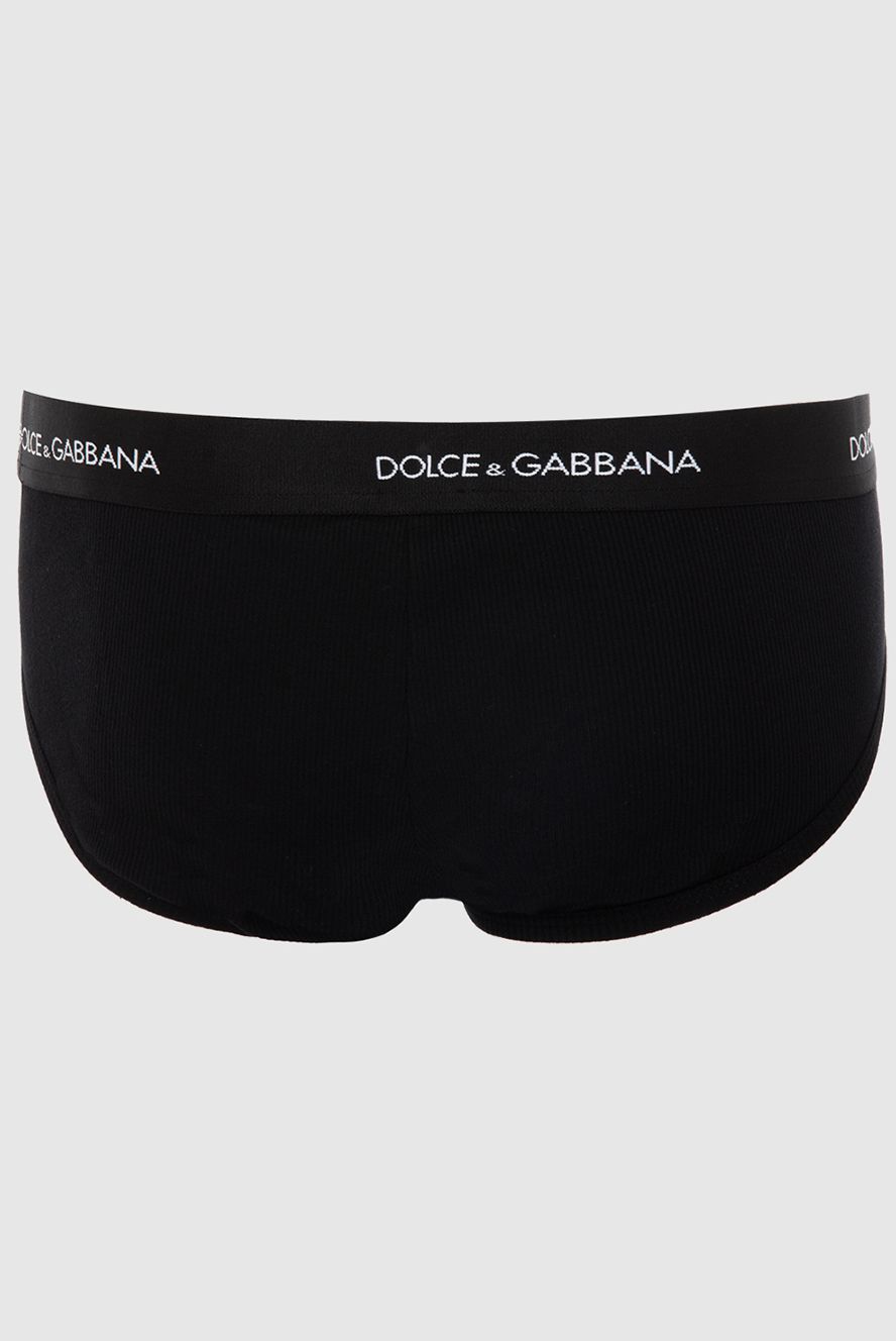 Dolce & Gabbana чоловічі труси брифи з бавовни чорні чоловічі купити фото з цінами 168477