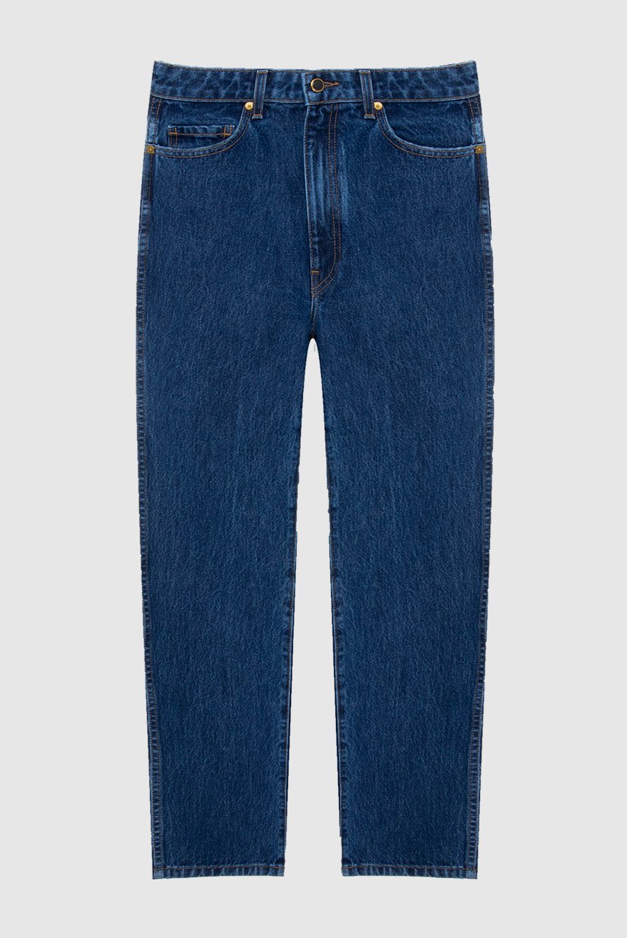 Khaite жіночі джинси з бавовни сині жіночі купити фото з цінами 169800