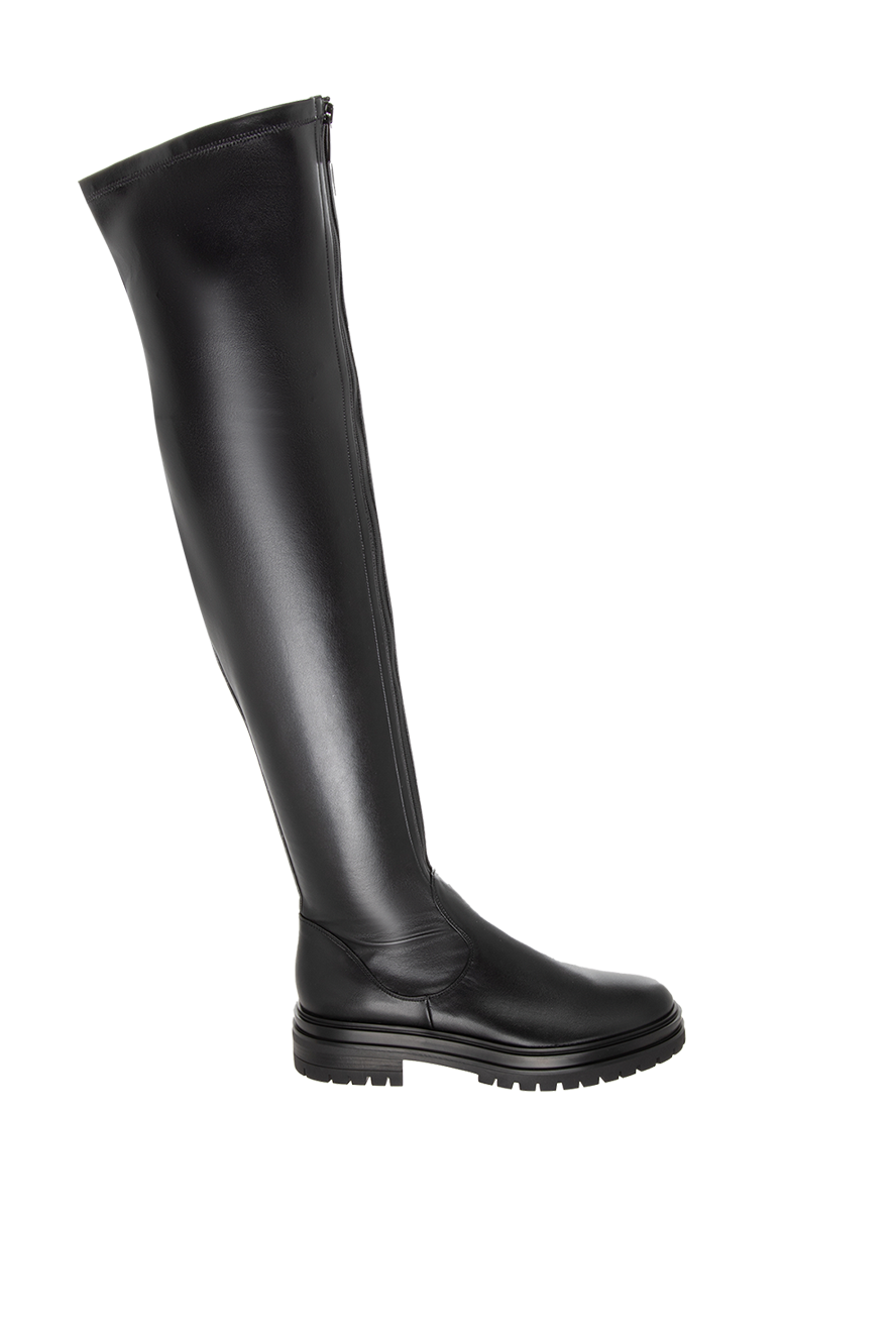 Gianvito Rossi жіночі чоботи зі шкіри чорні жіночі купити фото з цінами 170201