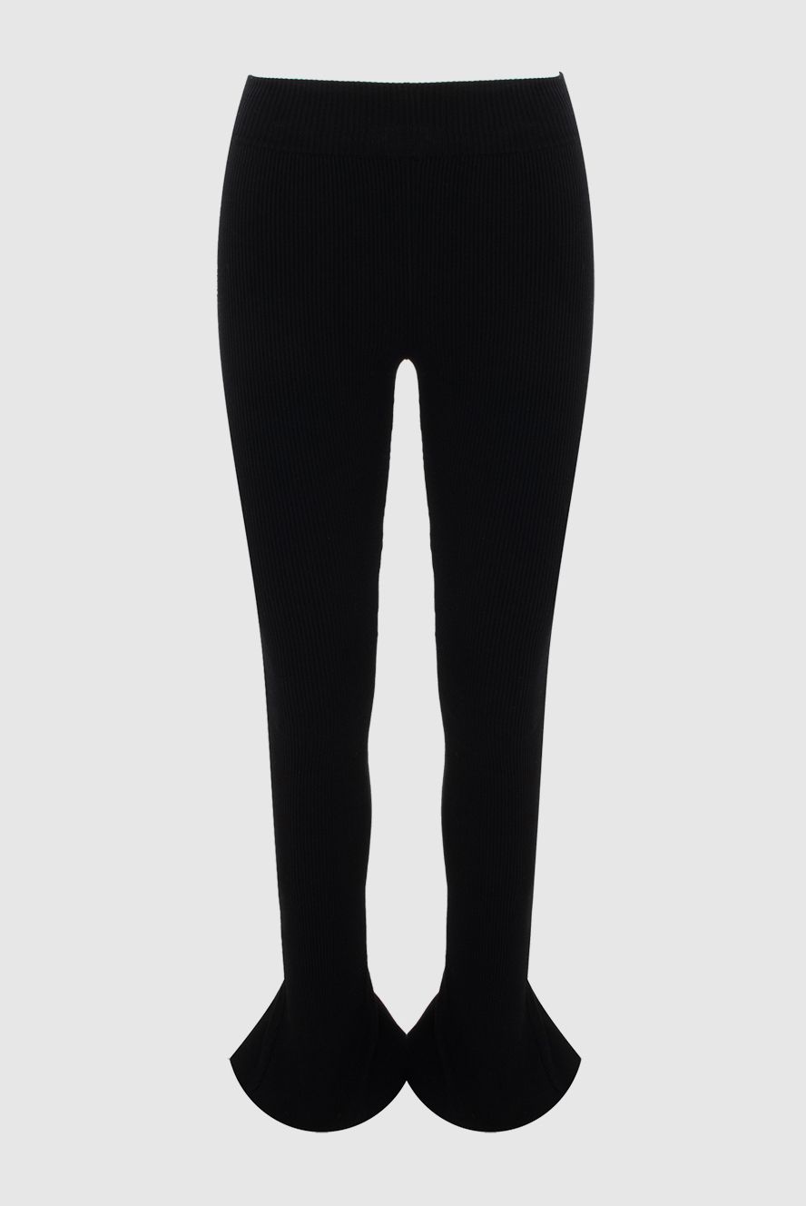 Ermanno Scervino жіночі штани з віскози та поліестеру чорні жіночі купити фото з цінами 170397