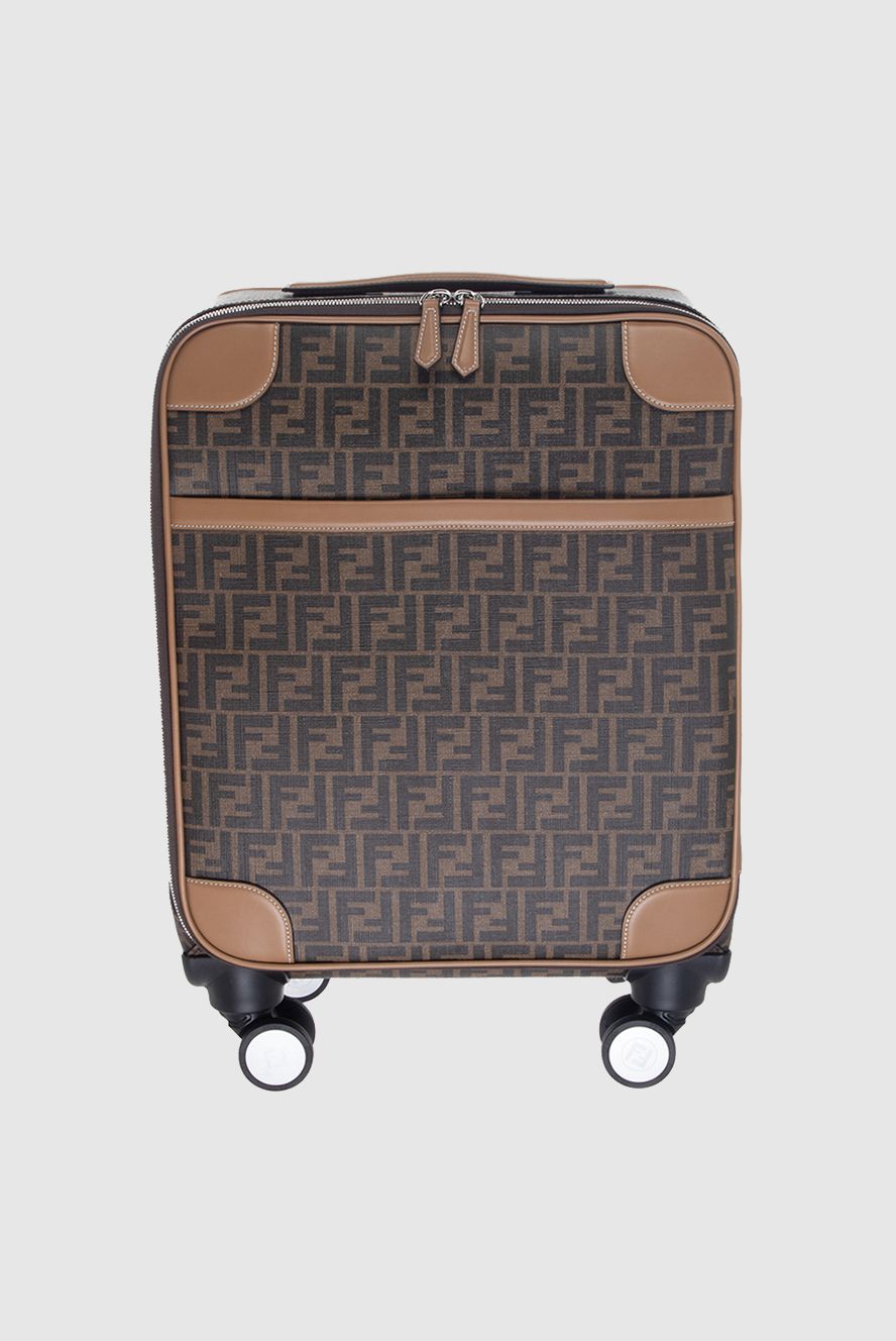 Fendi чоловічі валіза зі шкіри коричнева чоловічий купити фото з цінами 170559