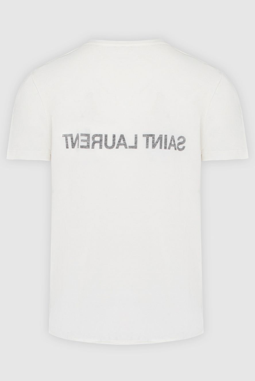 Saint Laurent чоловічі футболка з бавовни біла чоловіча купити фото з цінами 170567