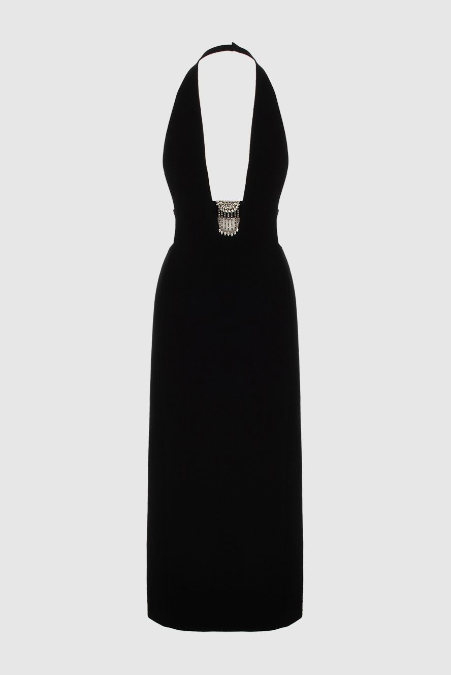 Saint Laurent жіночі сукня з вовни чорна жіноча купити фото з цінами 170766