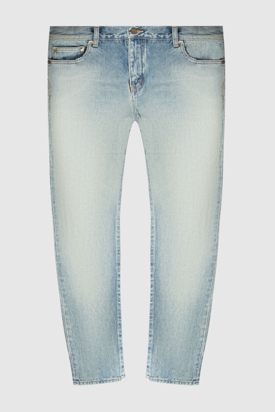 Saint Laurent жіночі джинси з бавовни сині жіночі купити фото з цінами 171133