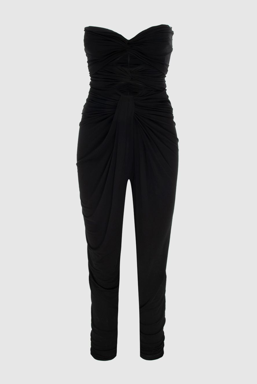 Saint Laurent жіночі комбінезон із віскози чорний жіночий купити фото з цінами 171135