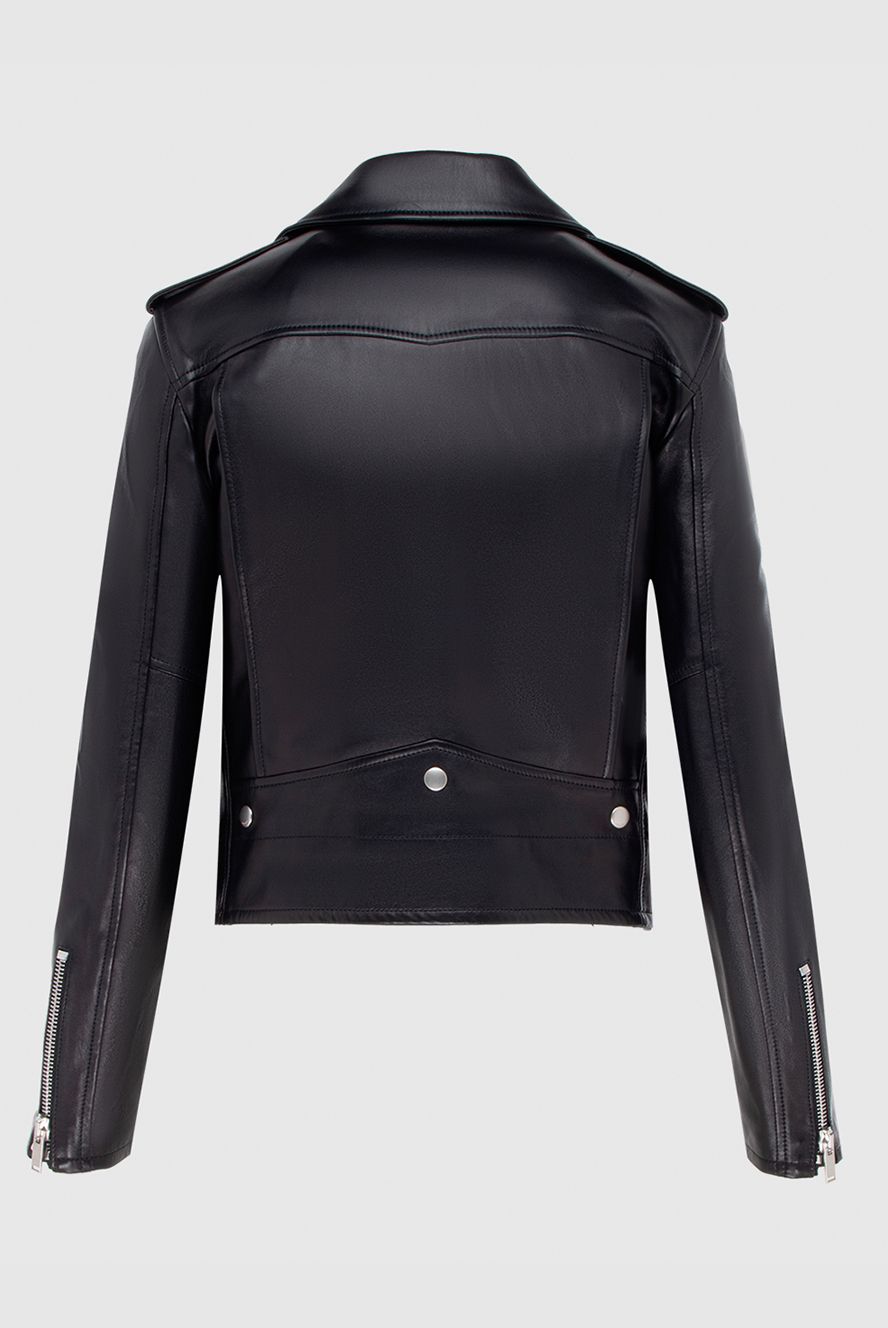 Saint Laurent жіночі куртка із натуральної шкіри чорна жіноча купити фото з цінами 171454