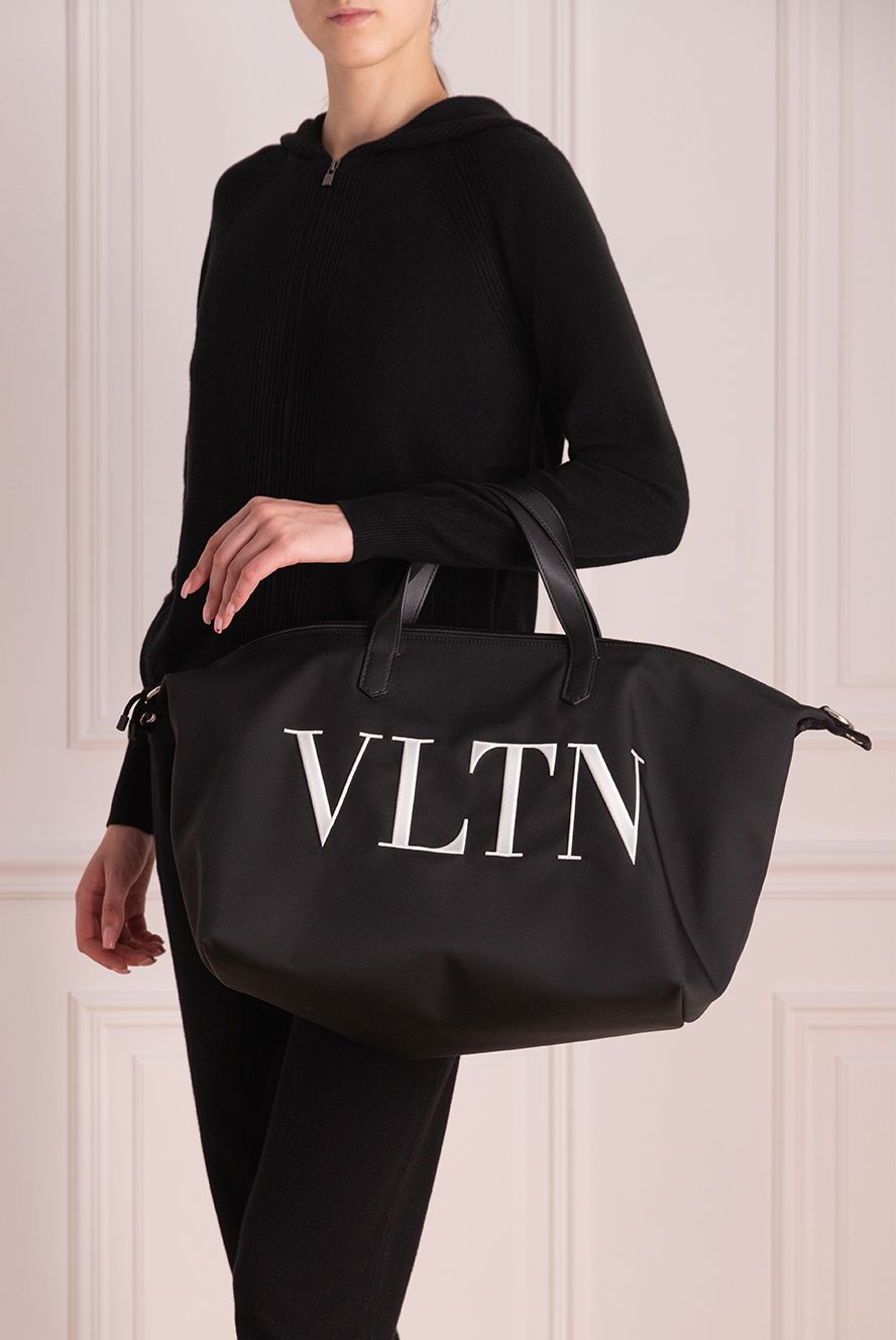Valentino жіночі сумка дорожня з поліаміду чорна жіноча купити фото з цінами 171658