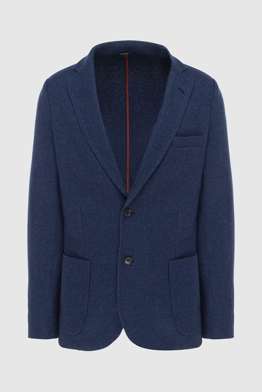 Loro Piana чоловічі піджак із шовку та кашеміру синій чоловічий купити фото з цінами 171745